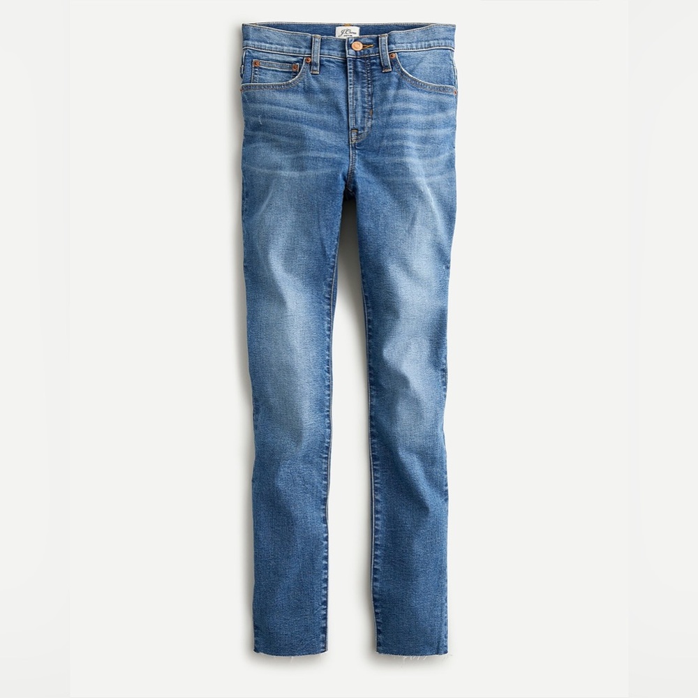 10” highest-rise toothpick jean in Saybrook wash